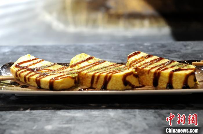 “入云屋”里別具風味的臺式鐵板料理。 張金川 攝