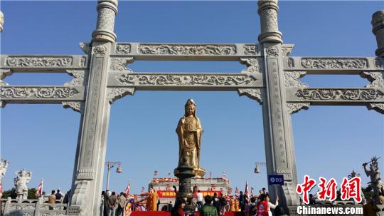 浙江單團規(guī)模最大臺灣入境團赴普陀山促文化交流