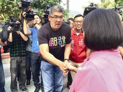 國民黨臺北市長候選人連勝文。(圖片來源:臺灣今日新聞網(wǎng)) 國民黨臺北市長候選人連勝文。(圖片來源:臺灣今日新聞網(wǎng))