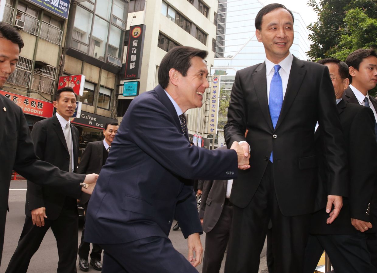 馬英九與朱立倫 馬英九與朱立倫