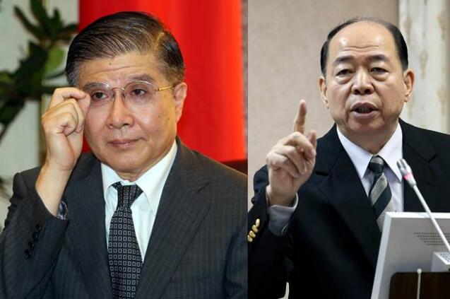 蔡辦秘書長林碧照(左)、“國安局長”楊國強(右)請辭,蔡英文均已批準。(圖片來源:臺灣《中時電子報》) 蔡辦秘書長林碧照(左)、“國安局長”楊國強(右)請辭,蔡英文均已批準。(圖片來源:臺灣《中時電子報》)