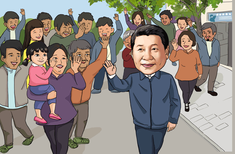  4��25�գ���(x��)��ƽ����ӛ��������ʡ�������PꖿhС���忼�칤������������M�r(n��ng)�ң��ڡ������r(n��ng)�ҡ�Ժ�䣬�˽⮔��18�������¼t��ӡ����ӆ��������s���龰��