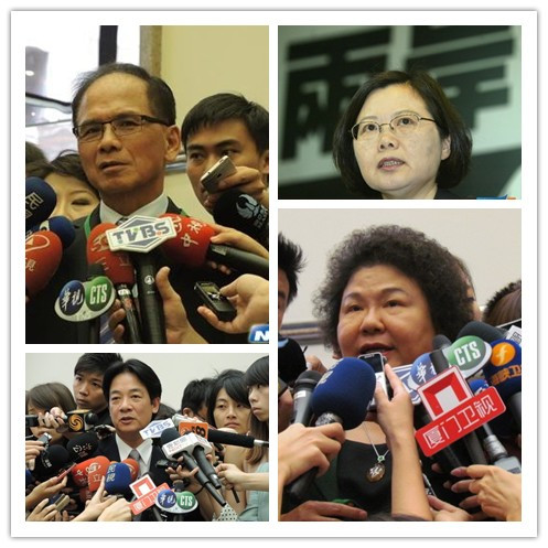 黨代會“凍獨”角力,民進黨各派系大佬表態。(本網合成圖) 黨代會“凍獨”角力,民進黨各派系大佬表態。(本網合成圖)