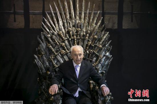 資料圖:以色列前總理佩雷斯。